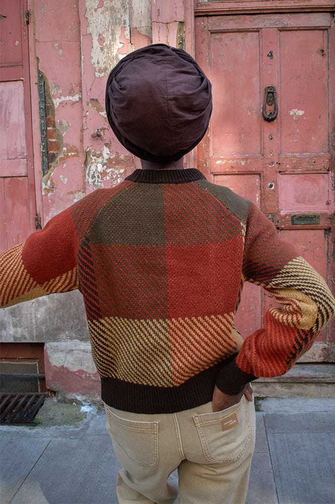 Thinking Mu Nur Creek Checked Jumper