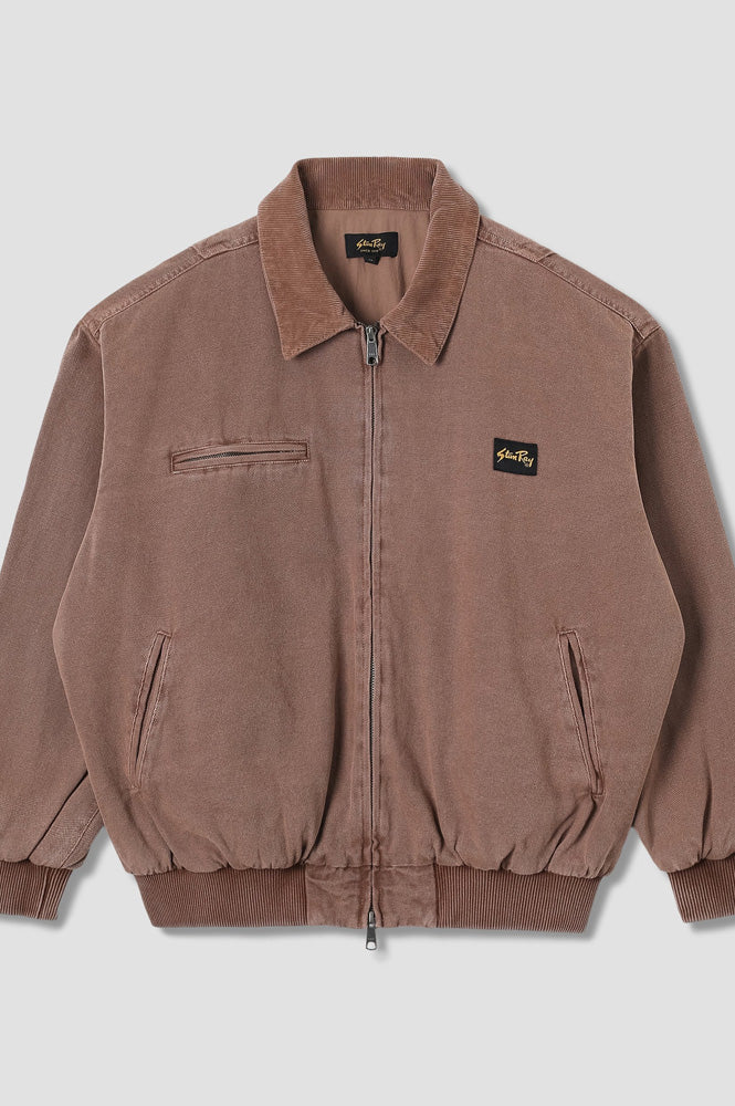 Stan Ray Washed Acorn Collared Bomber Jacket