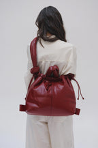 Ölend Ona Cherry Red Vegan Leather Bag