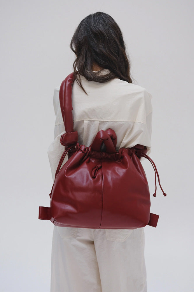Ölend Ona Cherry Red Vegan Leather Bag