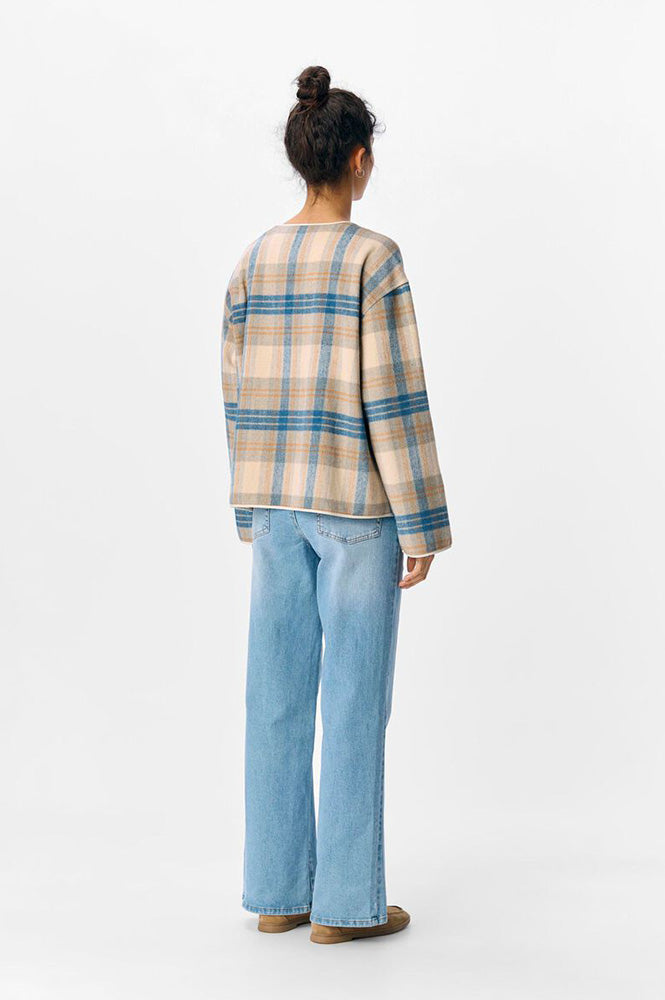 Object Jaia Sandshell & Blue Check Jacket