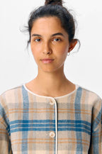 Object Jaia Sandshell & Blue Check Jacket