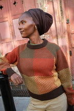 Thinking Mu Nur Creek Checked Jumper