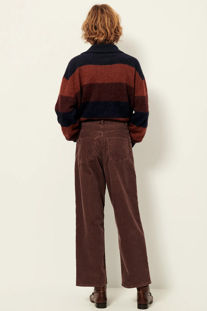 Sessùn Velvet Cruise Coffee Trousers