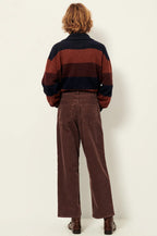 Sessùn Velvet Cruise Coffee Trousers