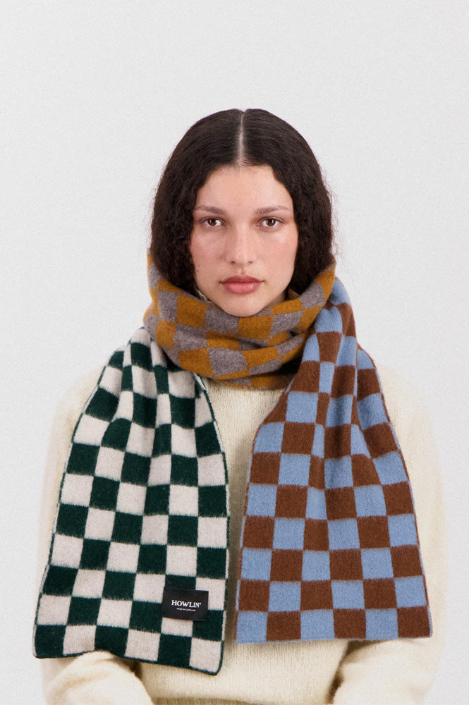 Howlin' Dreamy Cosmic Checkerboard Scarf