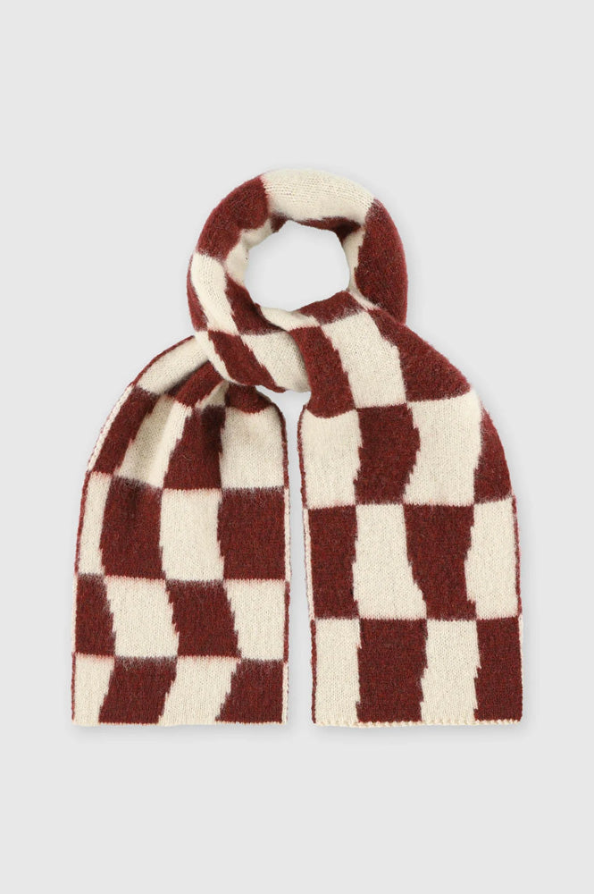 Howlin' Rust Mini Checkerboard Scarf
