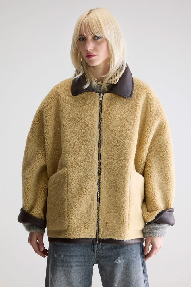 Bellerose Hestel Dark Chocolate Reversible Jacket