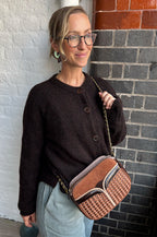 Sessùn Divine Arty Brown Shoulder Bag