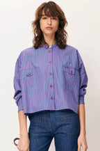 Sessùn Orregia Majesty Blue Stripe Shirt