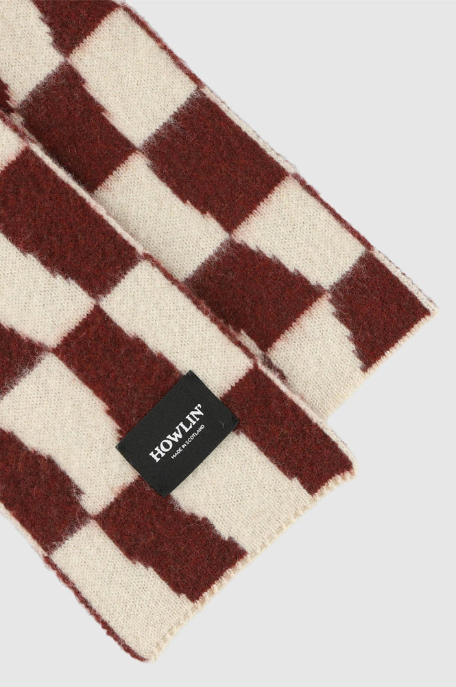 Howlin' Rust Mini Checkerboard Scarf