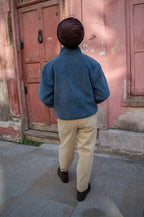 Thinking Mu Kourtney Fuzz Blue Jacket