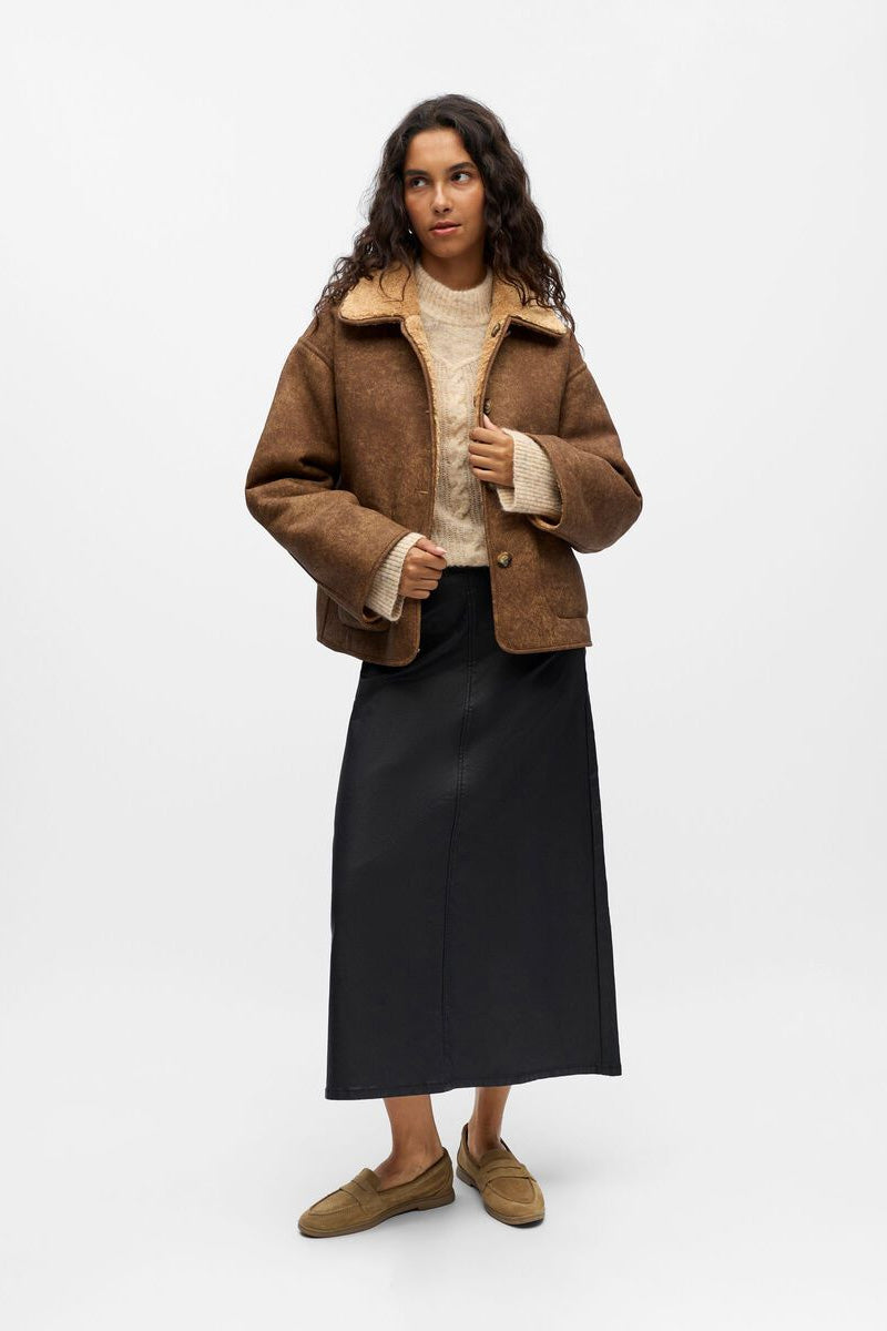 Object Sharri Reversible Teddy Jacket