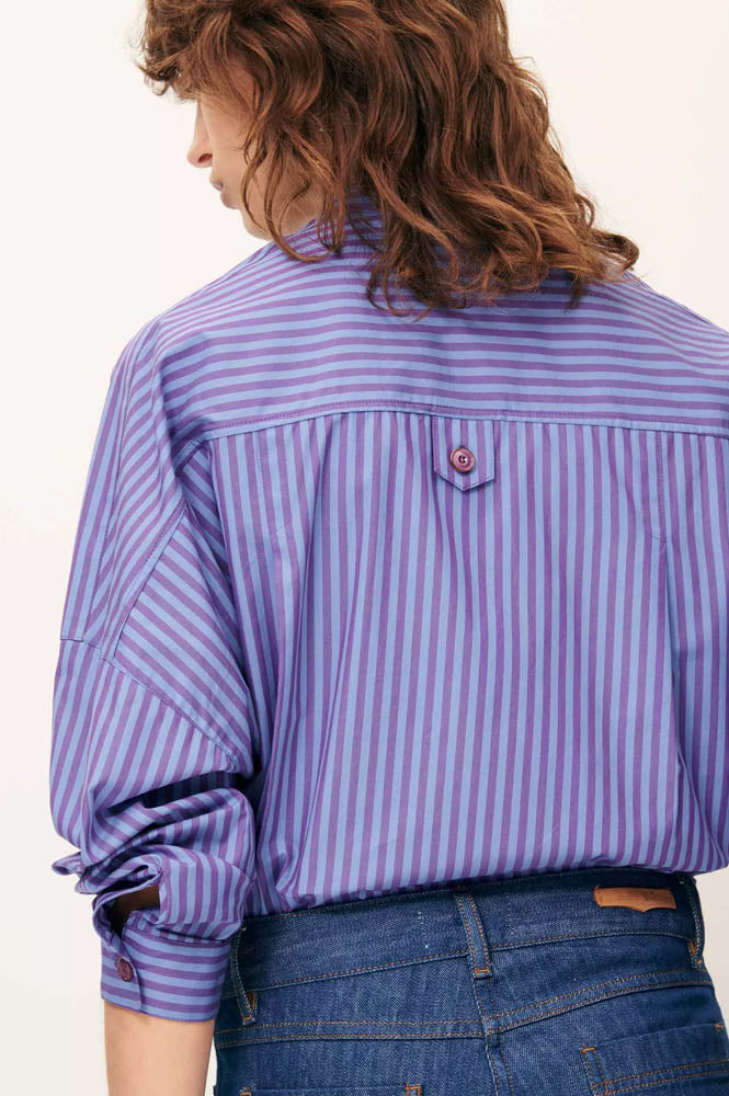 Sessùn Orregia Majesty Blue Stripe Shirt