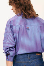 Sessùn Orregia Majesty Blue Stripe Shirt