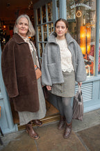 Numph Avey Caviar Herringbone Mini Skirt