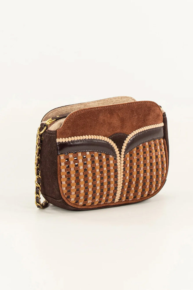 Sessùn Divine Arty Brown Shoulder Bag