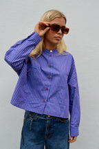 Sessùn Orregia Majesty Blue Stripe Shirt