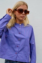 Sessùn Orregia Majesty Blue Stripe Shirt