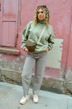 Soeur Gregoire Clay High-Neck Sweatshirt