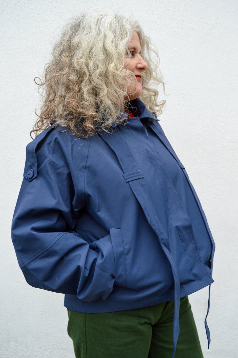 Flotte Tuileries Indigo Rain Jacket
