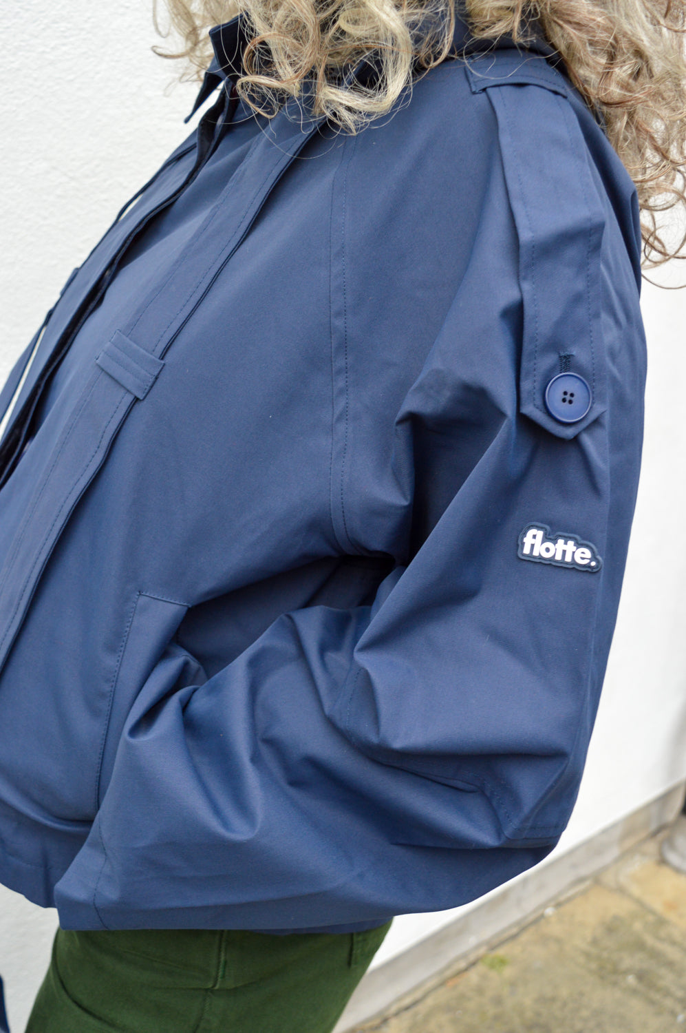Flotte Tuileries Indigo Rain Jacket