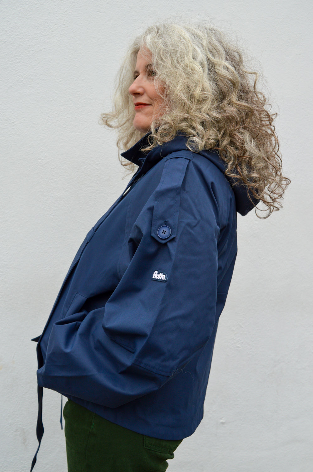 Flotte Tuileries Indigo Rain Jacket