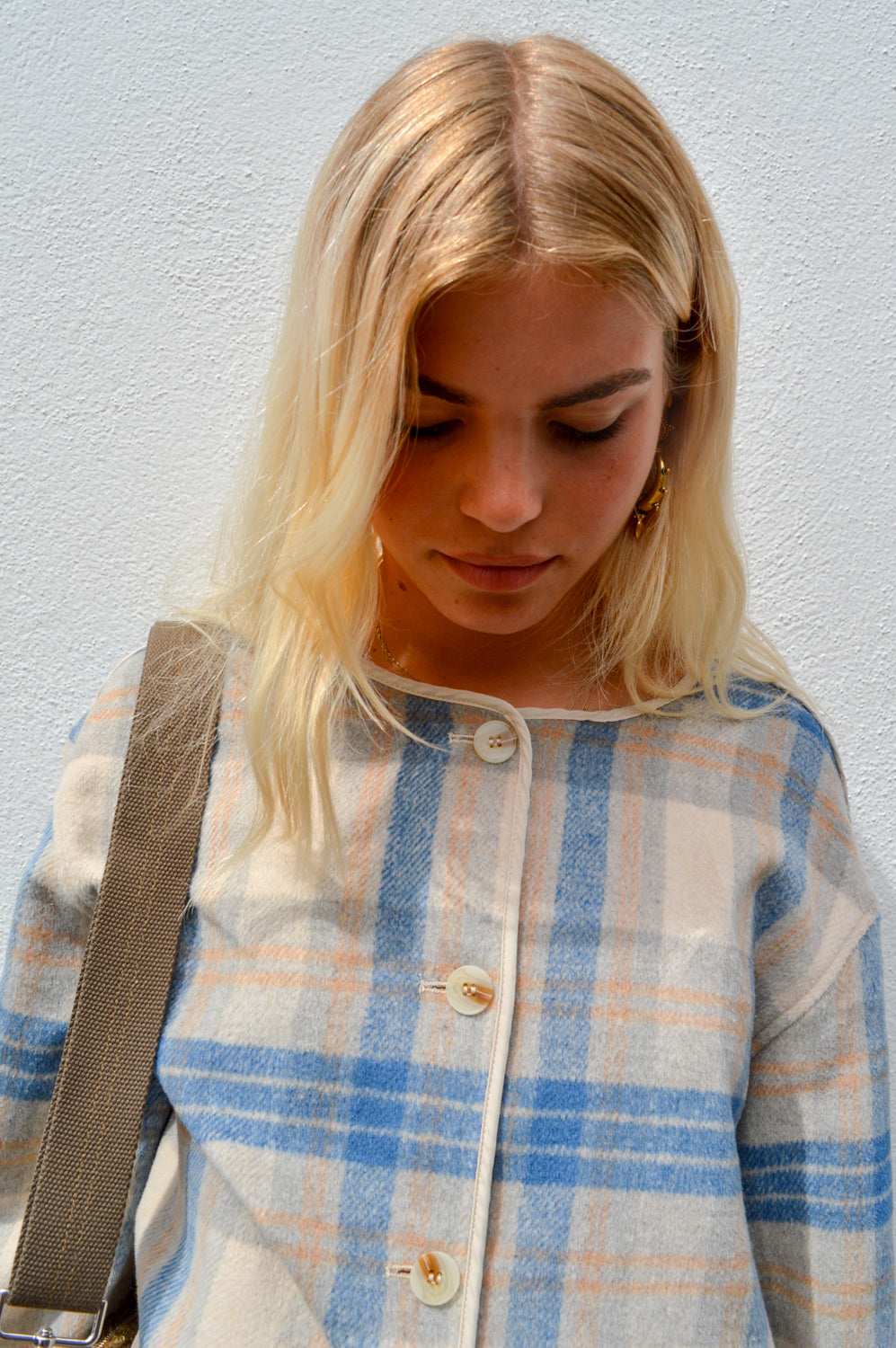 Object Jaia Sandshell & Blue Check Jacket