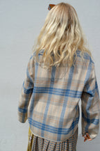Object Jaia Sandshell & Blue Check Jacket