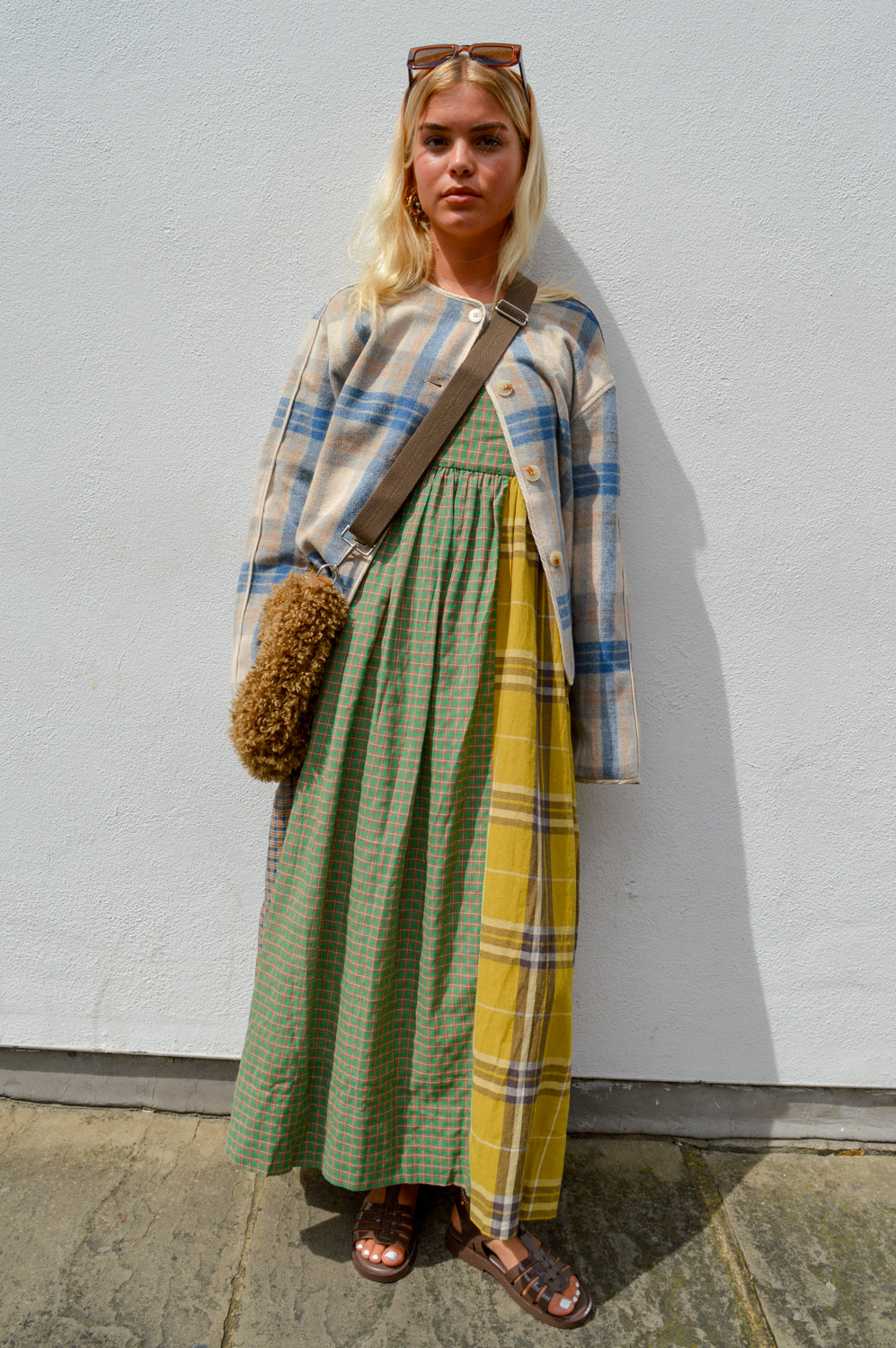 Object Jaia Sandshell & Blue Check Jacket