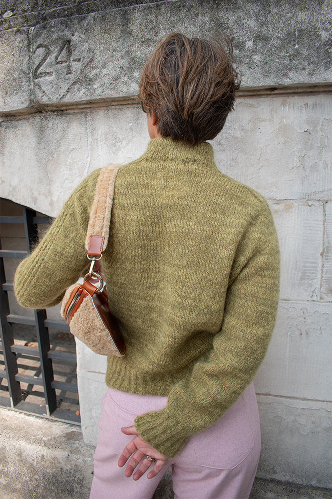 Maison Anje Brima Olive Jumper