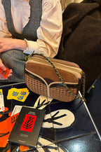 Sessùn Divine Arty Brown Shoulder Bag