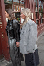 Stella Nova Striped Oversized Wool Blazer