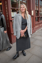 Stella Nova Striped Oversized Wool Blazer