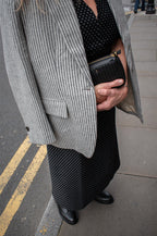 Stella Nova Striped Oversized Wool Blazer