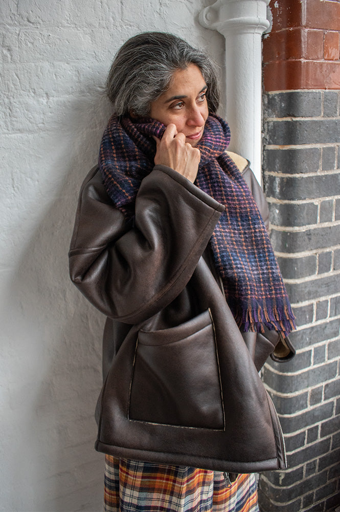 Bellerose Hestel Dark Chocolate Reversible Jacket