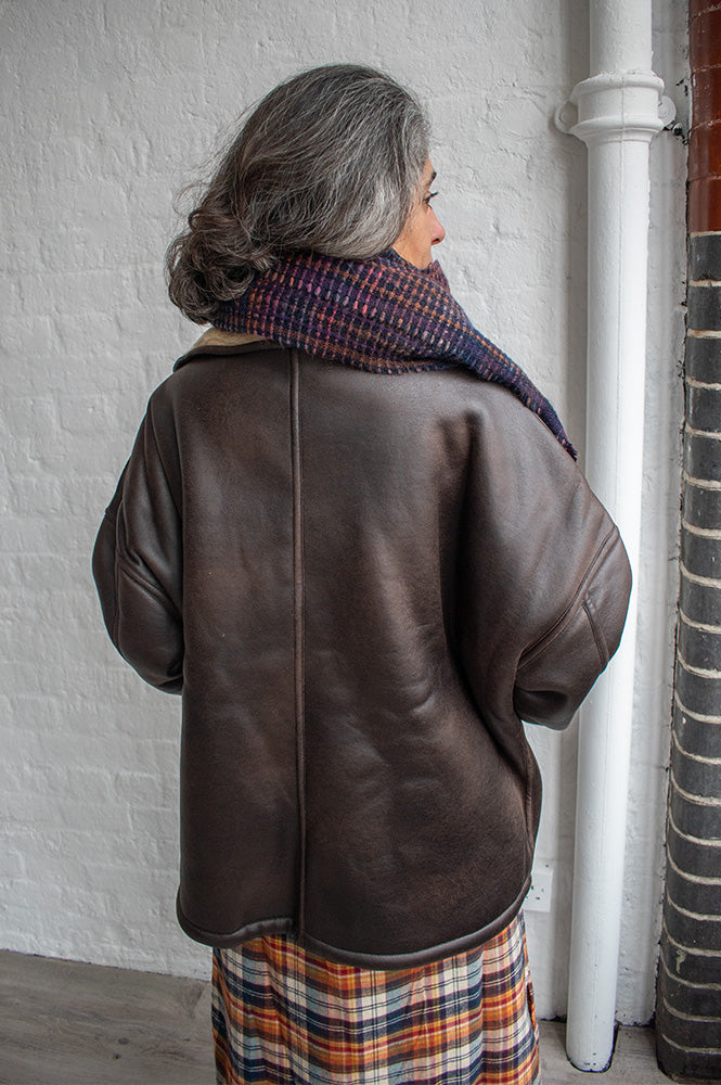 Bellerose Hestel Dark Chocolate Reversible Jacket