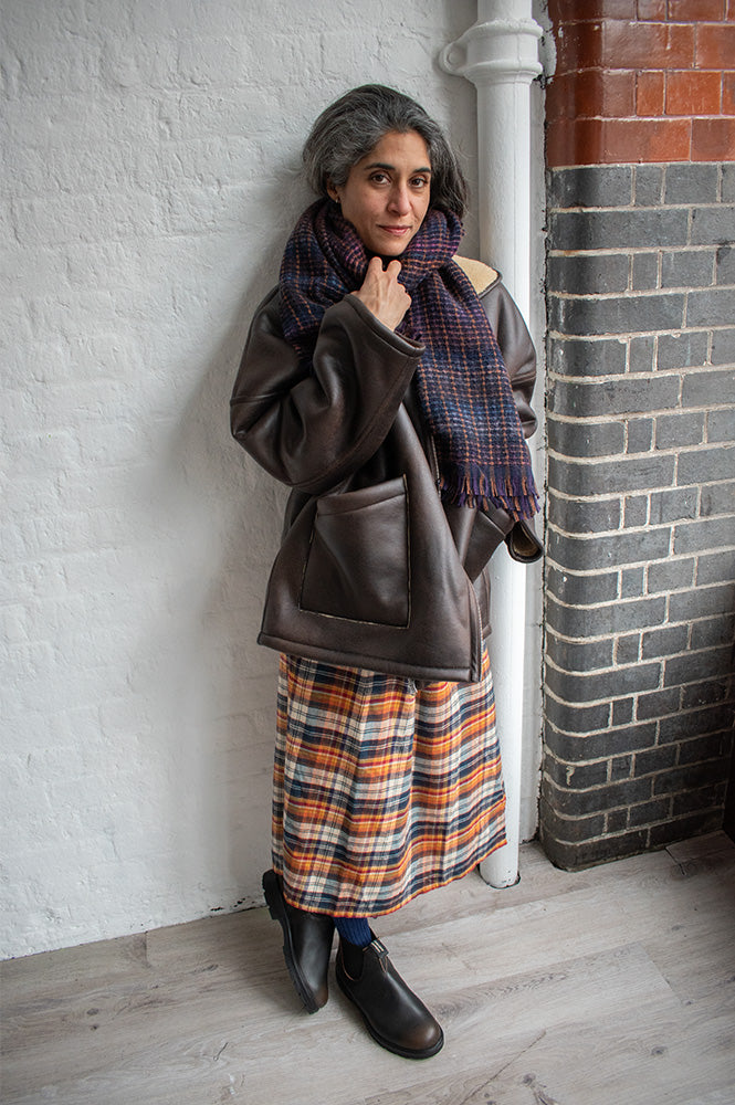 Bellerose Hestel Dark Chocolate Reversible Jacket