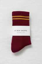 Le Bon Shoppe Boyfriend Cardinal Socks