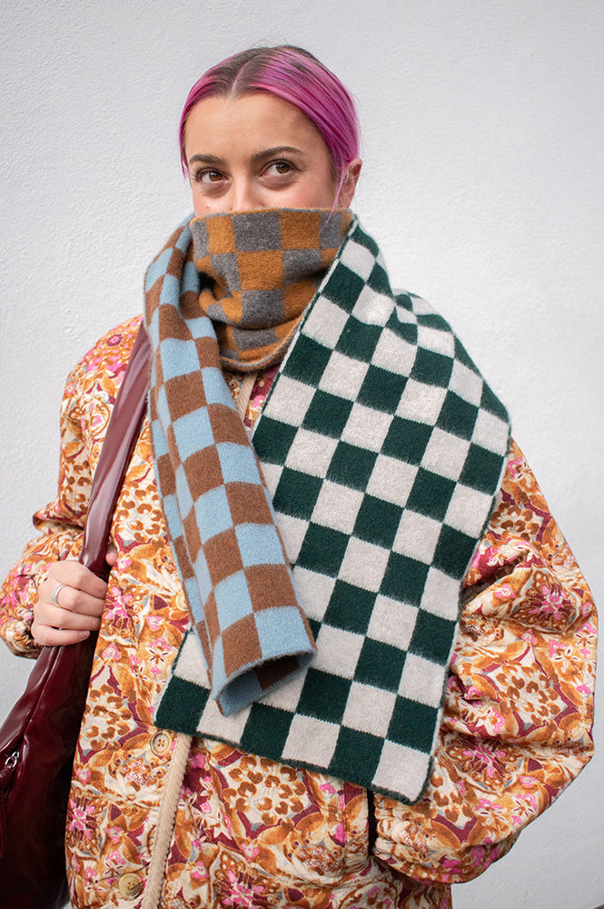 Howlin' Dreamy Cosmic Checkerboard Scarf