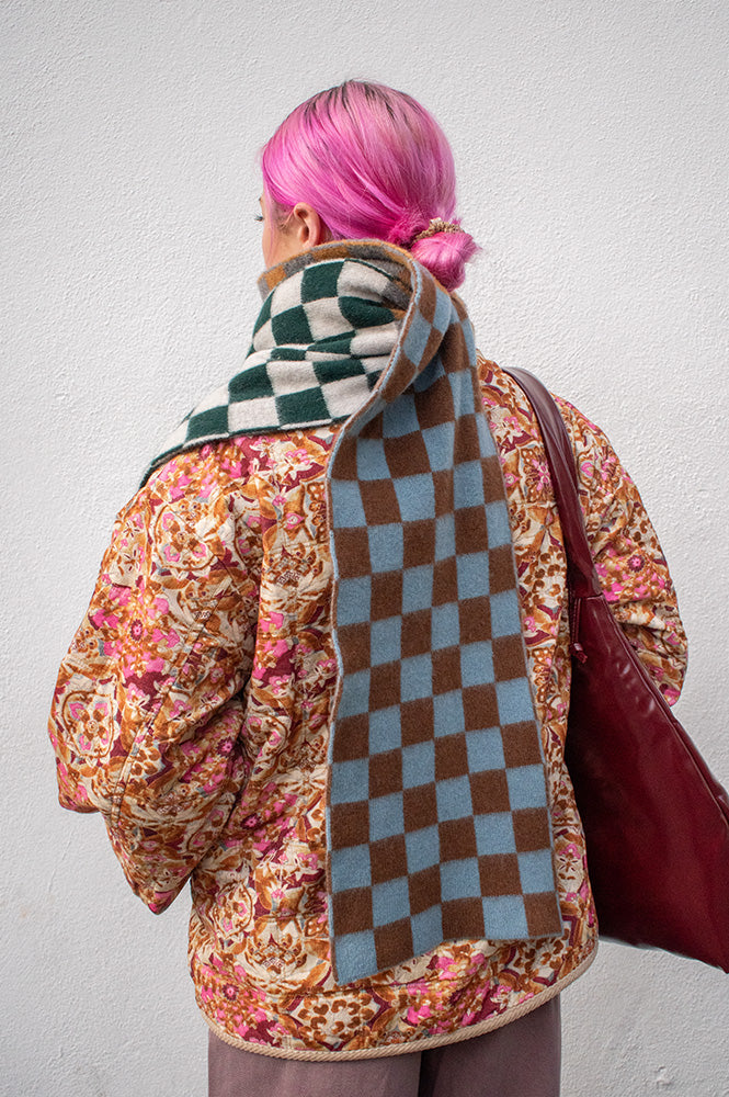 Howlin' Dreamy Cosmic Checkerboard Scarf