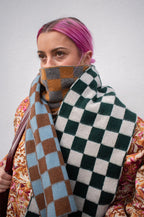 Howlin' Dreamy Cosmic Checkerboard Scarf