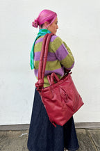 Ölend Ona Cherry Red Vegan Leather Bag