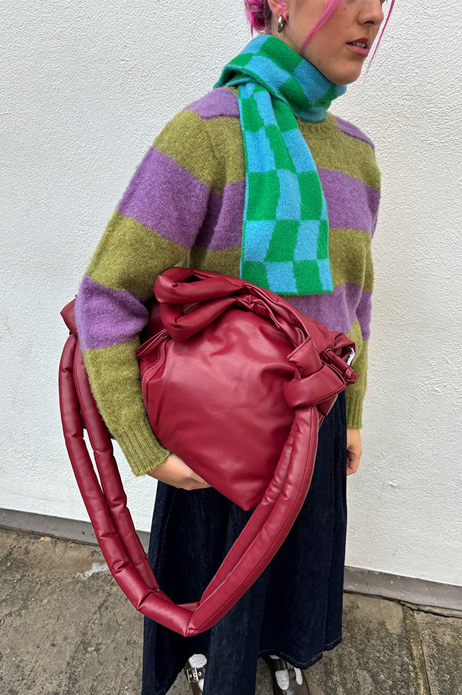Ölend Ona Cherry Red Vegan Leather Bag