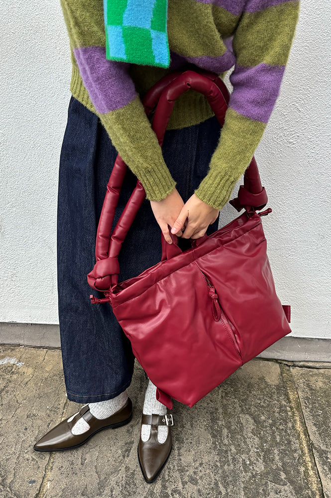 Ölend Ona Cherry Red Vegan Leather Bag