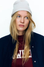 The New Society Clara Infinite Navy Bomber Jacket