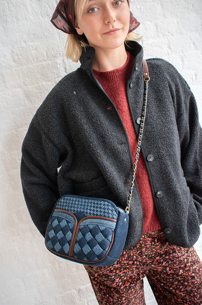 Sessùn Divine Braided Denim Bag