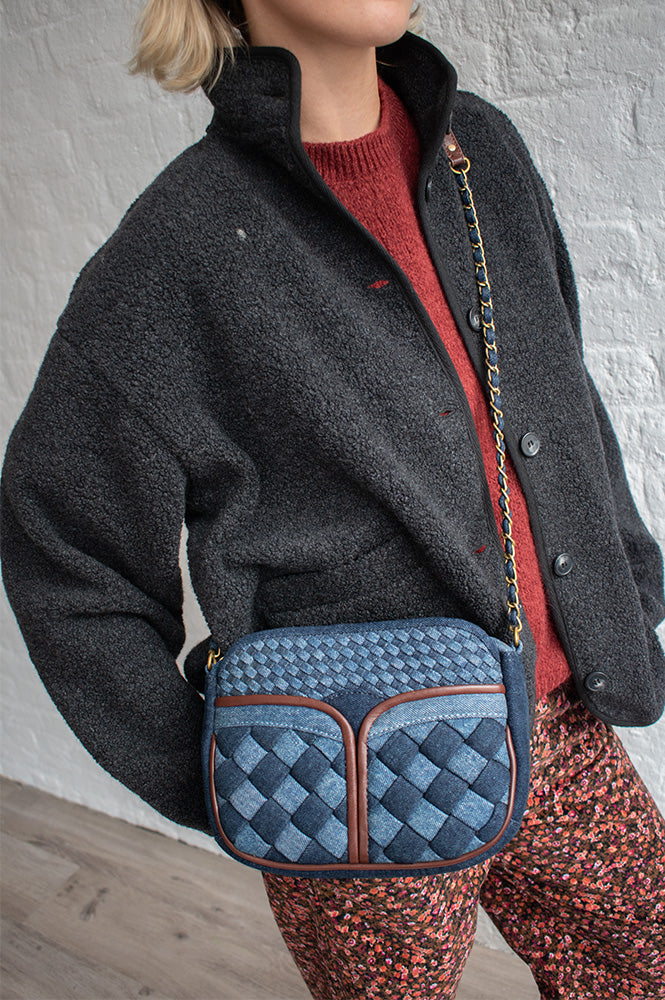 Sessùn Divine Braided Denim Bag