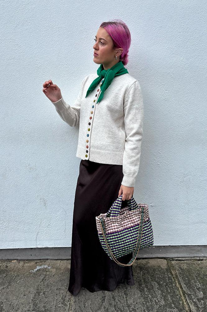 Compania Fantastica Button Detailed Cardigan