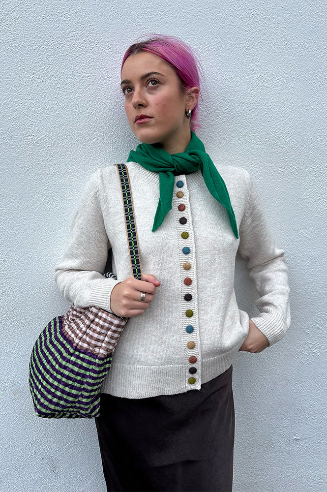 Compania Fantastica Button Detailed Cardigan